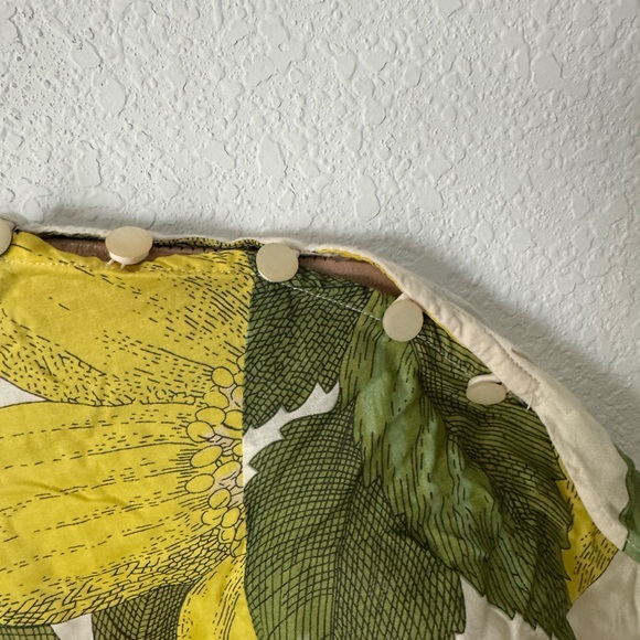 Anthropologie Maeve Maya Floral Flutter Sleeve Top - Size 10 - Picture 6 of 8